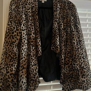 Dressbarn Leopard Print Jacket